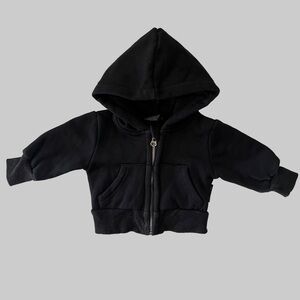 Little Bipsy Black Hoodie 0-3M